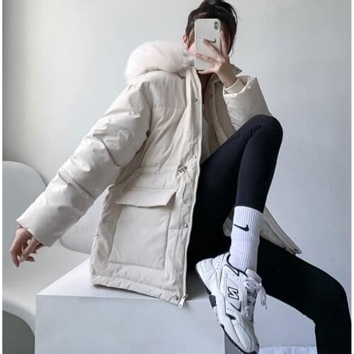 HWLZLTZHT Women's Large Down Jackets