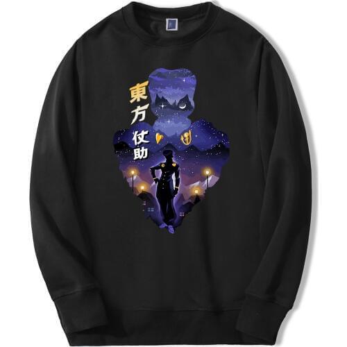 JOJO Crazy Diamond Hoodie Men Hoodies Sweatshirt Fleece Josuke Japan Anime Crewneck Sweatshirts 2020 New Arrival Sportswear