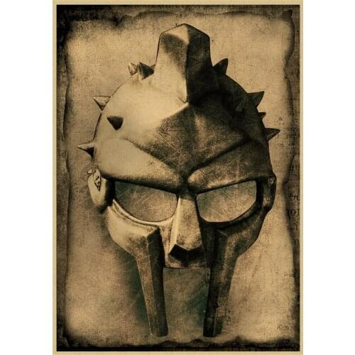 Gladiator Classic Movie Retro Painting Core Picture Bar Cafe Bedroom Sofa Room Wall Art Home Decor Quality Canvas Poster