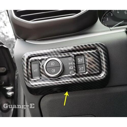 Car Body Cover Front Head Fog Light Switch Trim Frame Lamp Antiskid Control Button Stick For Ford Explorer U625 2019 2020 2021