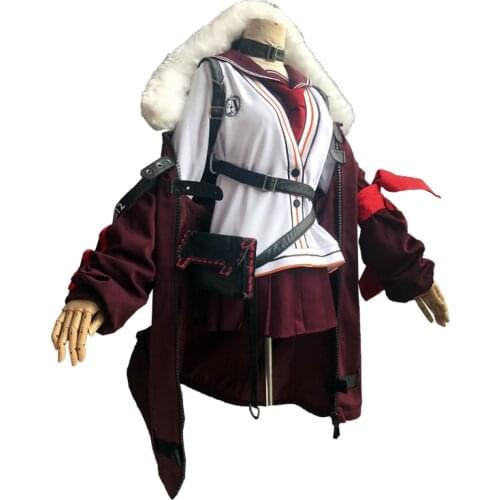 Hot game Arknights Зима Amiya lovely academy uniform full set cosplay costume