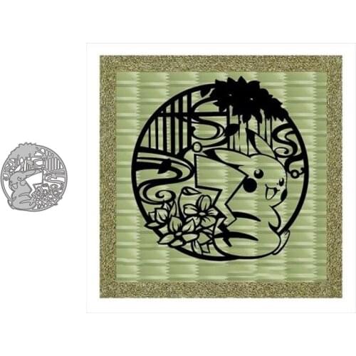 Metal Cutting Dies Rabbit Stencils for DIY Scrapbooking Photo Album Embossing New 2021