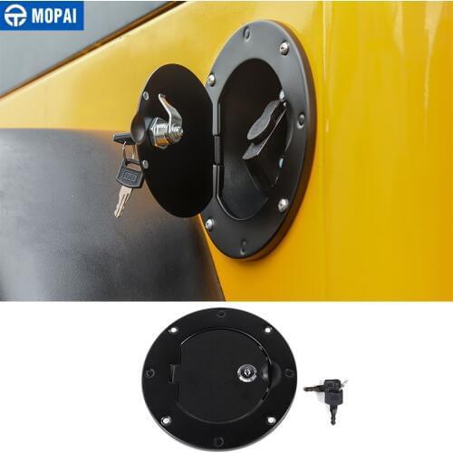 MOPAI Tank Cover for Jeep Wrangler TJ Car Fuel Gas Tank Cap Cover for Jeep Wrangler TJ 1997-2006 Car Accessories