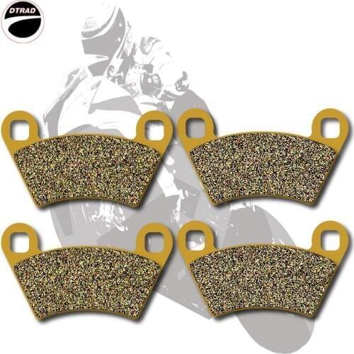 Motorcycle Brake Pads Front+Rear For POLARIS 700 Ranger 06-12 800 Ranger 10-13 Ranger EV 10-13 900 D Ranger 11-13