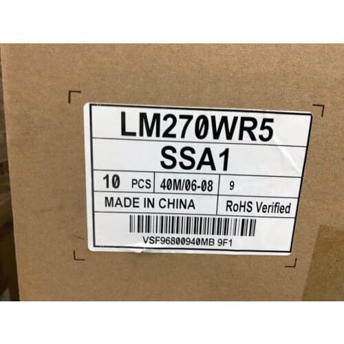 New IPS LCD Screen LM270WR5 SSD1 LM270WR5 SSE1 LM270WR5 SSF1 LM270WR5 SSB1 LM270WR5 (SS)(D1) LM270WR5 (SS)(E1) LM270WR5 SSG1