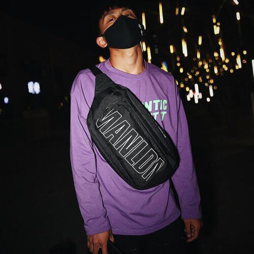 Large Capacity Waist Bag Unisex Fanny Pack Streetwear Chest Bag Hip Hop Banana Bags High Quality Outdoor Big Belt Waist Packs