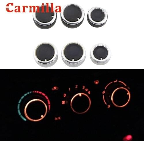 Air Conditioning Knob Car Air Condition Heat Control Switch Knobs Fit for Skoda Superb Octavia MK1 AC Knob Accessories
