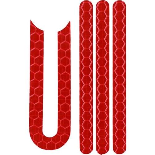 Reflective Stickers for Xiaomi Mijia M365 Ninebot G30 Front Rear Wheel Rubber For Electric Scooter Wheel Replacement Parts