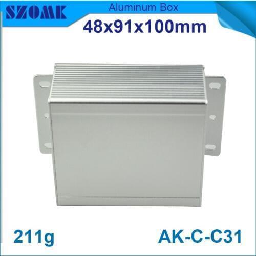1 piece aluminium material good quality electronics diy industrial box 43x83MM power distribution box aluminium cas