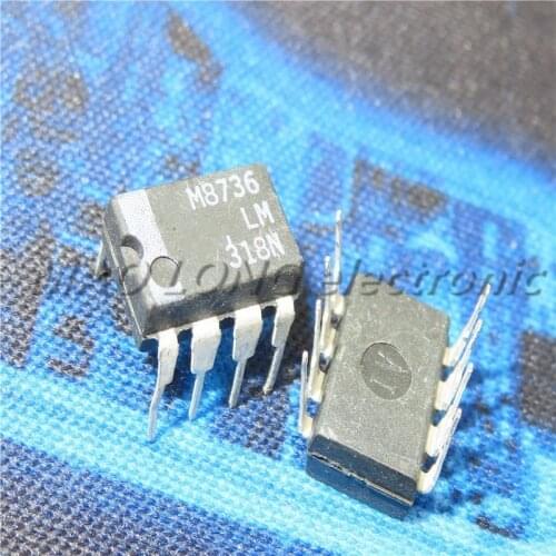 10PCS/LOT LM318N DIP8 LM318 DIP 318N DIP-8 new and original IC In Stock