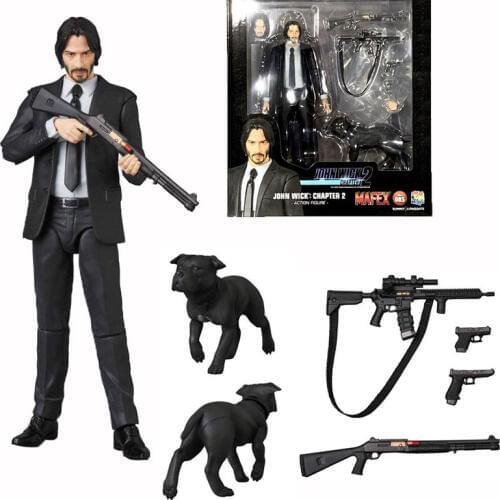 15cm New Type Mafex 085 JOHN WICK Chapter 2 Action Figure Model Toys Doll Gift