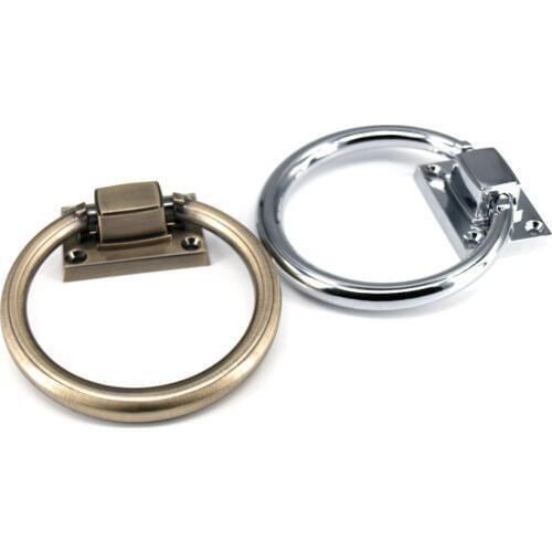 1x Fashion Large rings furniture drop handles wooden door, wooden chair sofas pull