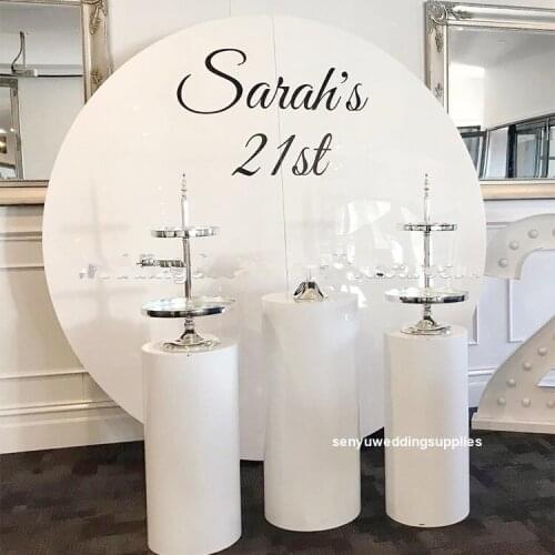 3pcs/set)Wedding Prop Supply Acrylic Arch Background for Wedding Stage Decoration senyu2071