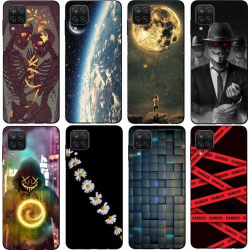 Patterned Case for SAMSUNG GALAXY A12 SM-A125 Soft TPU Case Phone Back Cover for Galaxy A12 SM-A125 Case