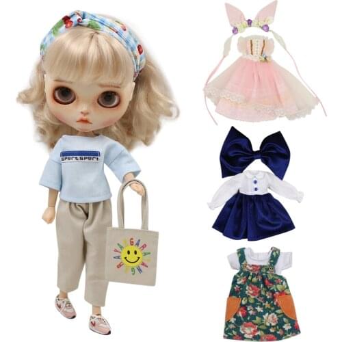 DBS blyth doll clothes suit high quality 1/6 doll normal joint azone licca icy dolls girl boy gift