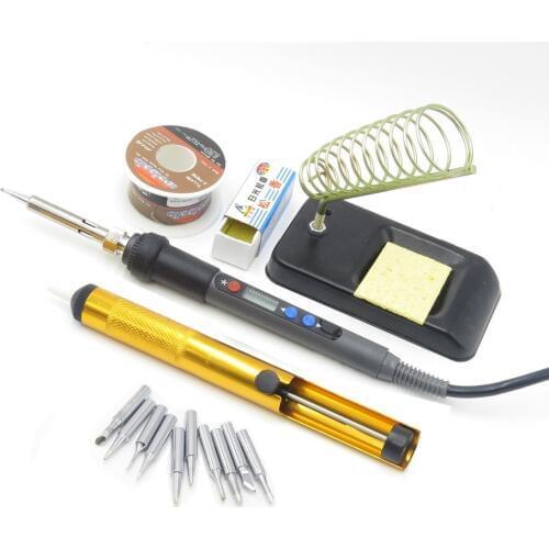 PJLSW 9936D 220V 90w Electric Soldering iron Station Thermostat Pocket Mini iron Solder Station+ gifts