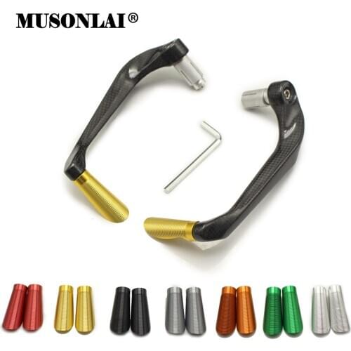 Carbon Firber Material Motorcycle 7/8'' handlebar Hand Guards Universal Handguard Protector Brake Clutch Levers Guard Protection
