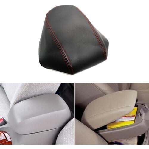 Microfiber Leather Car Interior Center Control Armrest Box Cover Protective Trim For Hyundai Sonata 2004 2005 2006 2007 2008