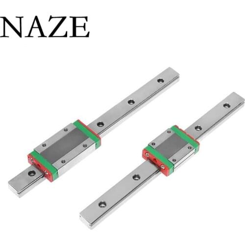 NAZE MGN12C Linear Guid L100 250 300 400 500 600 800mm 1PCS MGN12H Linear Guide + 1PCS MGN12C Slider 3DPrinter CNC Mechanics