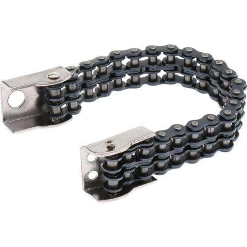 Finest Drum Kit Pedal Connecting Chain with Master Link Replacement Percussion Parts Drum Pedal Chain Hammer Beater Chain
