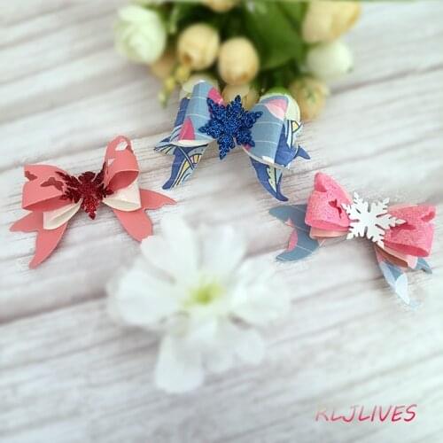 Cute Bows Metal Cutting Dies Stencils for DIY Scrapbooking Stamp album Decorative Embossing DIY Paper Cards