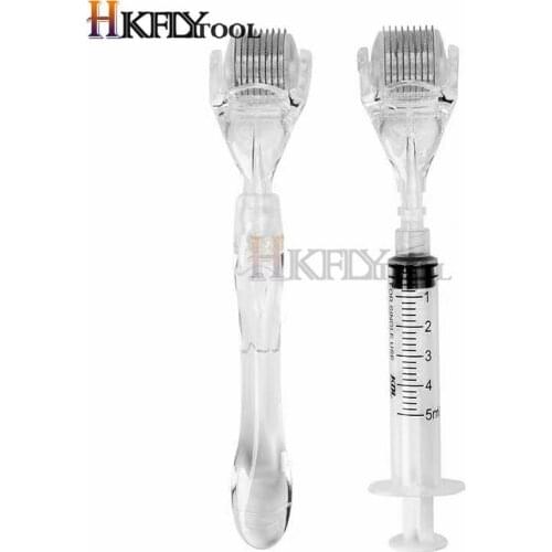 Micro Needles 540 pin Derma Roller Ampoules Syringe Microneedling 3ML Hydra Serum Applicator Tool Parts