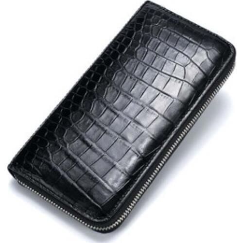 Dae Siam crocodile Hand bag male Genuine crocodile leather wallet crocodile leather business zipper men clutch bag