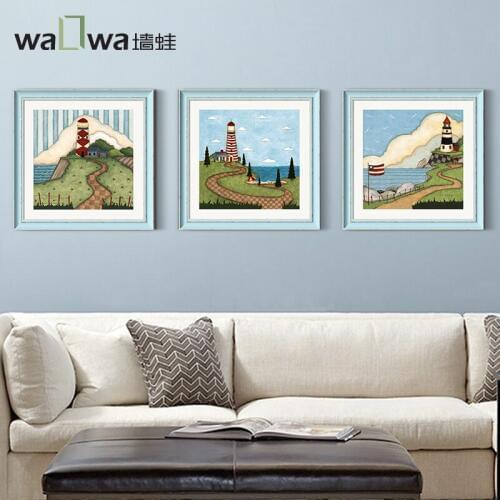 Wall frog home sweet American restaurant bedroom modern minimalist paintings painting murals decorative painting room RB1