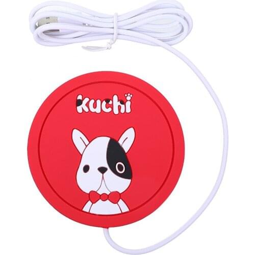 Newest Hot Useful USB Power Suply Office Tea Coffee Cup Mug Cartoon Heating Mat Warmer Pad Electric Insulation Coaster