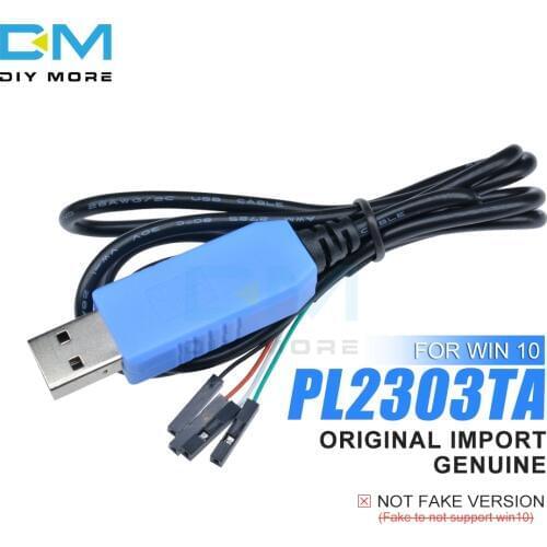 Original 1M PL2303TA USB to TTL Serial Cable Download Debug Console Converter Cable Compatible with Win7/8/10 Replace PL2303HX