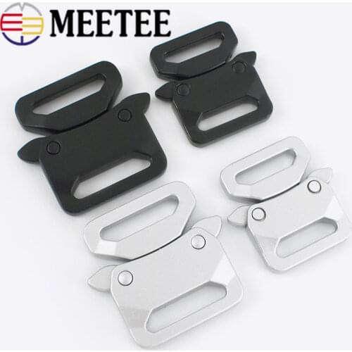 1pc 20/25mm Metal Automatic Release Buckles Belt Adjustment Buckle DIY Multifunctional Outdoor Strap Band Snap Hook