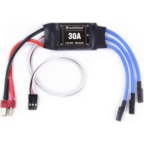 XXD 30A ESC Brushless Motor for RC Airplane Helicopter Aircraft Speed Controller 2-4S ESC Brushless Motor Speed Controller RC