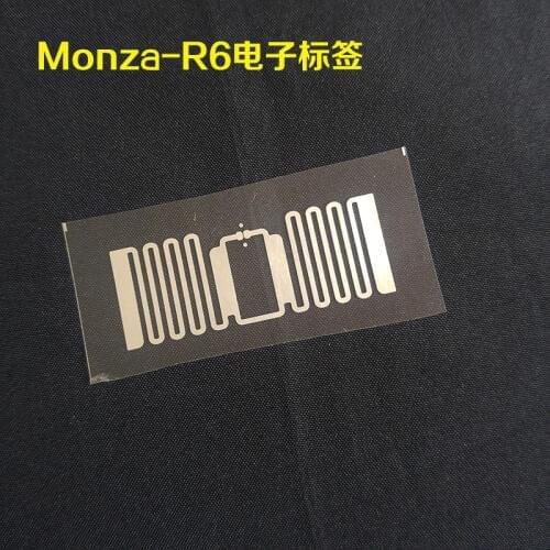 UHF RFID label tag dry inlay / impinj Monza R6 chip- roll pack of 1000 pcs