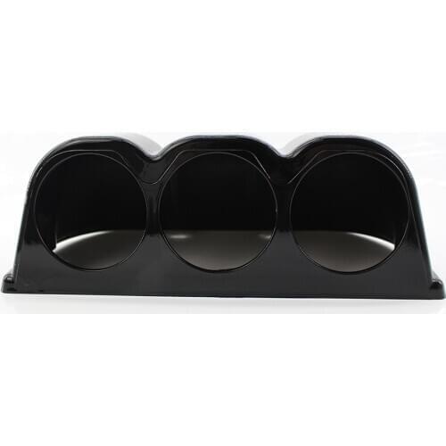 2.36" in 60mm Universal Gloss Black Triple Dash Gauge Meter Pod Car Mount Holder