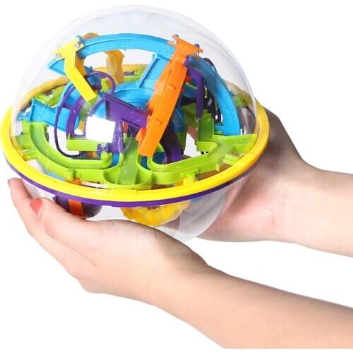 158 Levels 3D Magic Perplexus Maze Ball Intellect Ball Rolling Ball Puzzle Cubes Game IQ Puzzle Funny Balance Educational Toys
