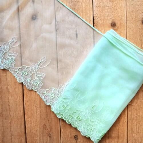 19M Embroidered Lace Trim Edge Fabric For DIY Clothing Accessories Sewing Materials Garter Sofa Curtain Bra Laces Fabrics