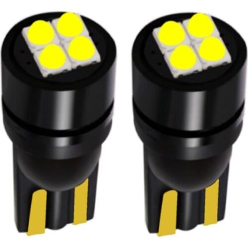 2PCS New T10 W5W 2825 501 168 Super Bright 3535 LED Car Interior Reading Dome Lights Marker Lamps Auto Wedge License Plate Bulbs