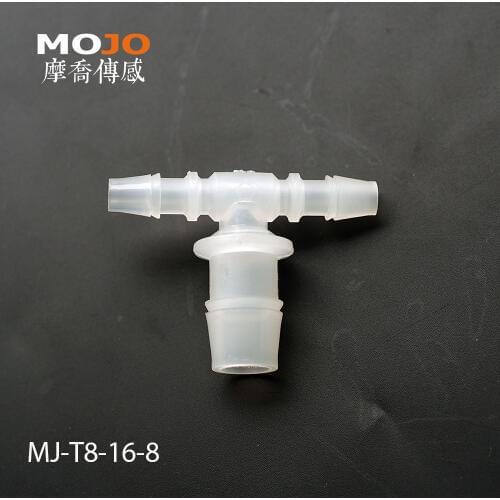 2020 Free shipping! MJ-T8-16-8 Reducing multiple hose connector 8mm to 16mm (100pcs/lots)