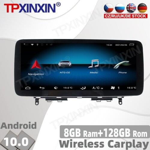 128G Android 10 For Mercedes-Benz C W204 2008-2010 Car Radio Multimedia Video Player Navigation GPS Accessories Auto 2din No DVD