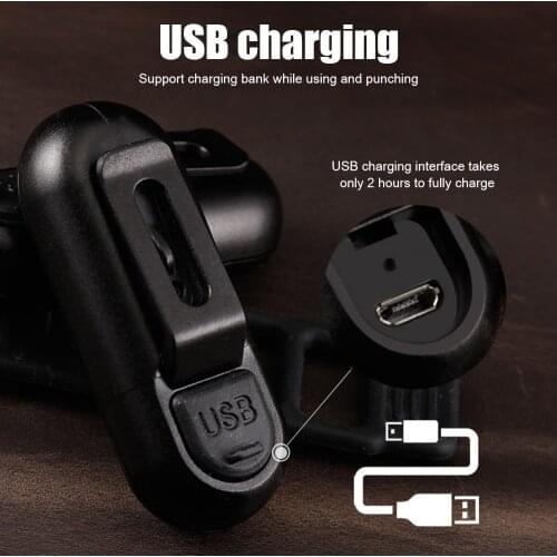 COB LED MTB Light Helmet Lamp Cycling Equipment Bicycle Bike Taillight Safety Biking Portable Dustproof Cycling Parts