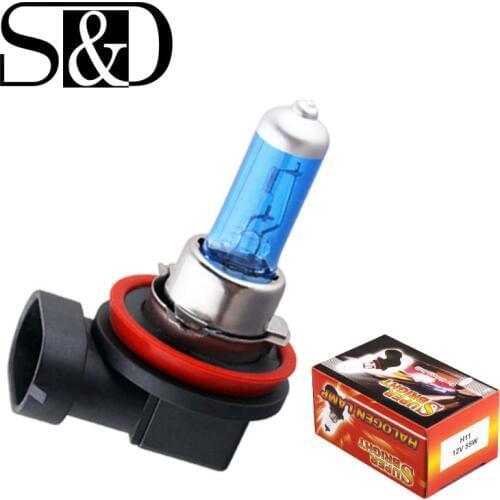 Halogen Bulb Car Fog Lights Super White - H11 H7 H4 H3 H1 H8 HB3 HB4 9005 9006 Halogen Bulbs - 55W 12V 24V Headlights Lamp D030