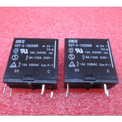 HOT NEW relay SDT-S-105DMR 5V SDT-S-105DMR-5V SDTS105DMR 5V DC5V 5VDC 4PIN