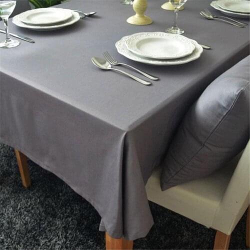 Cotton Tablecloth Dustproof Cover Cotton Protective Cover For Home Resturant