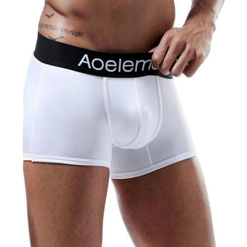 2019 Best price cotton Men Boxer Soft Breathable Underwear Male Comfortable Solid Panties Underpants Boxer shorts Homme For Men