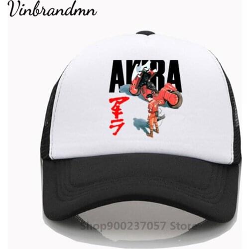 Akira Shotaro Kaneda The Capsule Motorcycle baseball cap men Women cool Summer Mesh Trucker cap fashion adjustable snapback hats