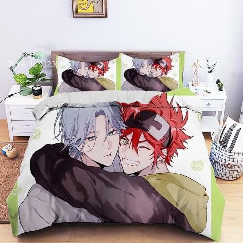 SK8 The Infinity Bedding Set Japan Anime Bed Quilt Cover 3D Print Popular Skateboard Duvet Cover For Children Bedspread Decor