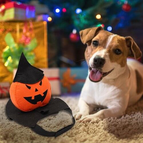 Creative Dog Halloween Pumpkin Costume Funny Apparel Cute Puppy Holiday Dress up Festival Party Puppy Decoration