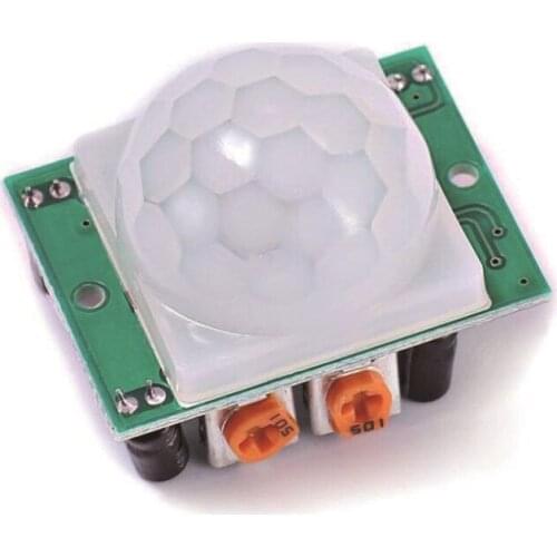 1pcs/lot HC-SR501 Adjust IR Pyroelectric Infrared PIR Motion Sensor Detector Module for arduino for raspberry pi kits