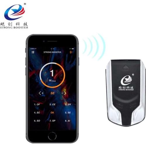 Strong Booster App controlled electronic throttle controller for car speed up 20% , power up 5-20% safe operating JX01