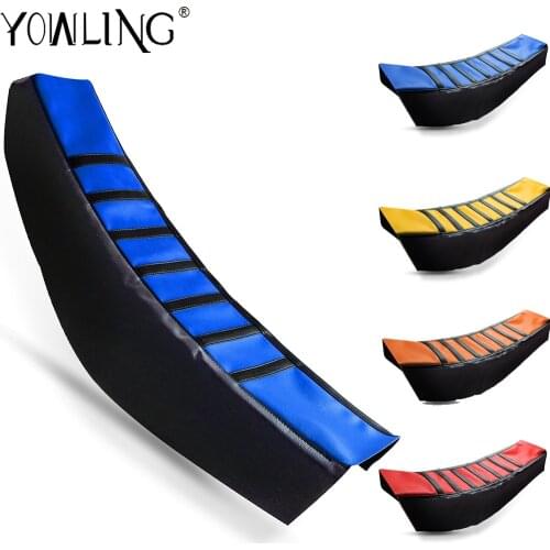 Motorcycle Striped Soft-Grip Gripper Soft Seat Cover FOR YAMAHA WR250 WR450 WR250F WR450F WR250R WR250X WR 450 250F 450F 250R